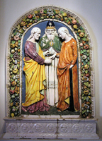Marriage of Joseph and Mary. Robbia, Andrea della, 1435?-1525?