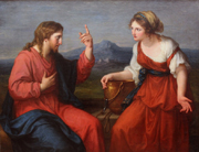 Christ and the Samaritan Woman. Kauffmann, Angelica, 1741-1807