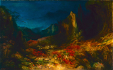 Valley in the Sea. Moran, Edward, 1829-1901