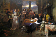 Marriage of Tobias and Sarah (The Marriage Contract).
 Steen, Jan, 1626-1679

Click to enter image viewer

Use the Save buttons below to save any of the available image sizes to your computer.
