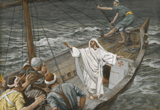 Jesus Stilling the Tempest. Tissot, James, 1836-1902
