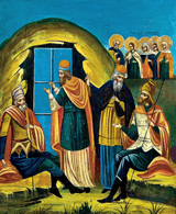 Sealing of Christ’s Tomb. 