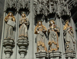 Wise Virgins. Küng, Erhart, approximately 1420-1507