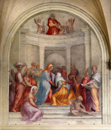 Visitation. Pontormo, Jacopo da, 1494-1556
