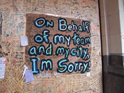 Apology from the 'wall of shame' in Vancouver. 